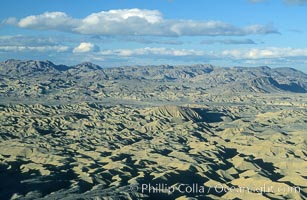 Carrizo Badlands viewed from Fonts Point, Anza-Borrego Desert State Park, Borrego Springs, California