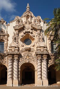 Casa del Prado, South Facade, Balboa Park, San Diego, California