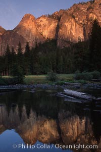 Cathedral Rocks, Merced River, Yosemite National Park, California