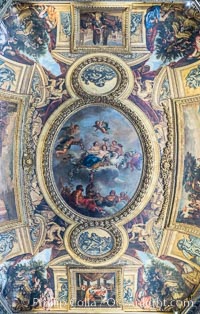 Ceiling Detail in Chateau de Versailles, Paris