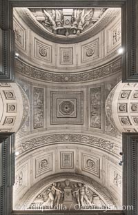 Ceiling detail, Musee du Louvre, Paris, France