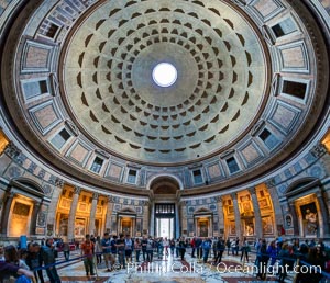 The Ceiling of the Pantheon, Rome