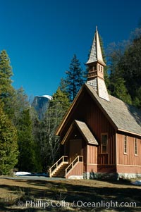 Chapel, Yosemite Valley, Yosemite National Park, California