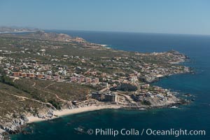 Residential and resort development along the coast near Cabo San Lucas, Mexico