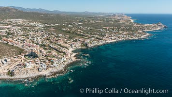 Residential and resort development along the coast near Cabo San Lucas, Mexico