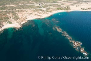 Chileno Bay, Bahia Chileno. Residential and resort development along the coast near Cabo San Lucas, Mexico