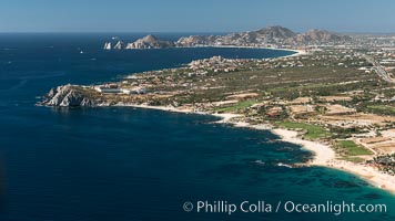 Residential and resort development along the coast near Cabo San Lucas, Mexico