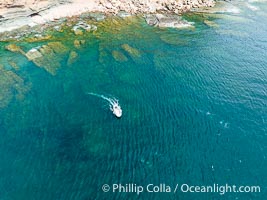 Coastline of North Kangaroo Island, nerar White Cliff, Aerial View