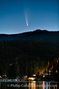 Comet NEOWISE over Bass Lake, California