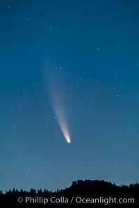 Comet NEOWISE over Bass Lake, California