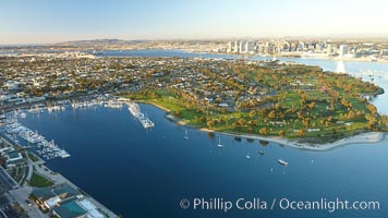 Coronado Island and Glorietta Bay, part of San Diego Bay