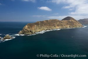 South Coronado Island, north end viewed from the north, Coronado Islands (Islas Coronado)