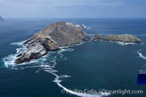 Middle Coronado Island, viewed from the south, Coronado Islands (Islas Coronado)