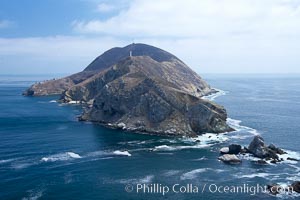 South Coronado Island, north end viewed from the north, Coronado Islands (Islas Coronado)