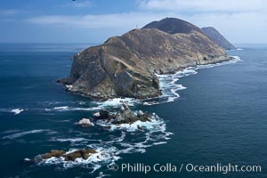 South Coronado Island, north end viewed from the north, Coronado Islands (Islas Coronado)