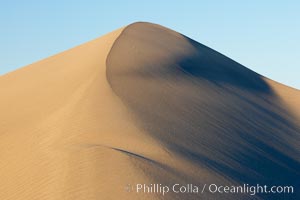 Sand Dunes, California.  Near Stovepipe Wells lies a region of sand dunes, some of them hundreds of feet tall, Death Valley National Park