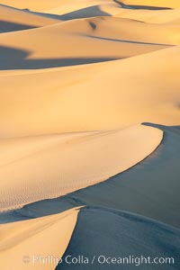 Sand Dunes, California.  Near Stovepipe Wells lies a region of sand dunes, some of them hundreds of feet tall, Death Valley National Park