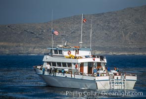 Dive boat Encore, San Clemente Island