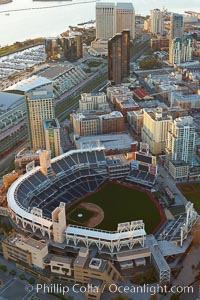 Downtown San Diego and Petco Park, viewed from the southeast