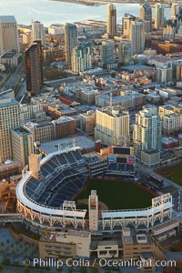 Downtown San Diego and Petco Park, viewed from the southeast