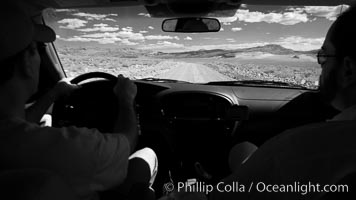 Driving to Eureka Valley, Death Valley National Park, California