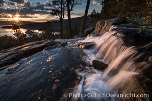 Eagle Falls at Sunrise, Lake Tahoe, California