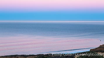 Earth Shadow over the Pacific Ocean, Torrey Pines State Reserve, San Diego, California