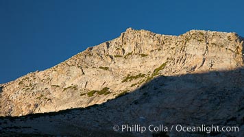 Eastern flank of Vogelsang Peak at sunrise, Yosemite National Park, California