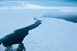 The edge of the fast ice along the shore, near Paulet Island