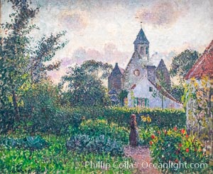 Eglise de Knokke, 1894, Camille Pissarro, Musee d'Orsay, Paris, Musee dOrsay