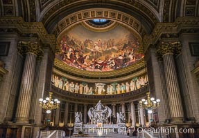 Eglise de la Madeleine, a Roman Catholic church in the 8th arrondissement of Paris, designed in its present form as a temple to the glory of Napoleon's army