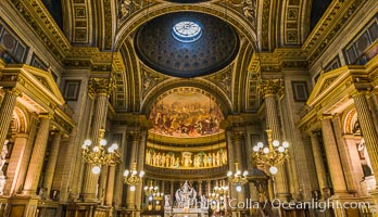 Eglise de la Madeleine, a Roman Catholic church in the 8th arrondissement of Paris, designed in its present form as a temple to the glory of Napoleon's army