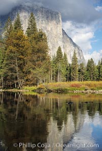 El Capitan and Merced River, Yosemite Valley, Yosemite National Park, California