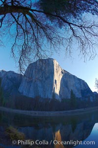 El Capitan and Merced River, sunrise, Yosemite National Park, California