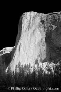 El Capitan eastern face, sunrise.