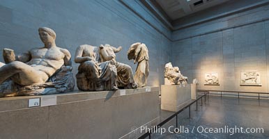 Elgin Marbles, a collection of classical Greek marble sculptures that originally were part of the Parthenon of Athens, British Museum, London, United Kingdom