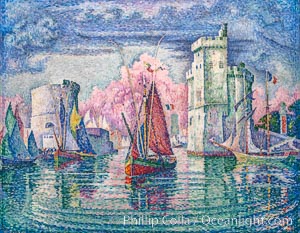 Entrance to the Port of La Rochelle, 1921, Paul Signac, Musee d'Orsay, Paris, Musee d'Orsay, Paris, Musee dOrsay