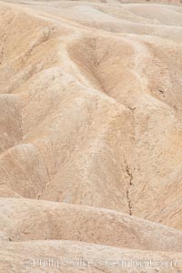 Eroded hillsides near Zabriskie Point and Gower Wash.