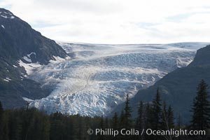 Image 19269, Exit Glacier. Kenai Fjords National Park, Alaska, USA, Phillip Colla, all rights reserved worldwide. Keywords: alaska, exit glacier, glacier, kenai fjords national park, national parks, usa.