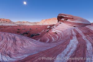 Full Moon over the Fire Wave