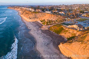 Fletcher Cove, Pillbox, Solana Beach, aerial photo