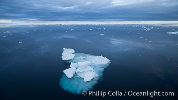 Floating ice and glassy water, Paulet Island