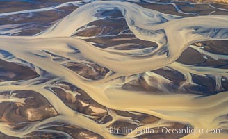 Glacial river, highlands of Southern Iceland., natural history stock photograph, photo id 35743