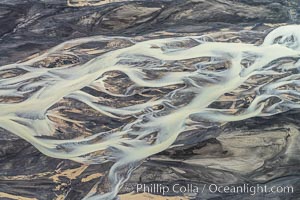 Glacial river, highlands of Southern Iceland