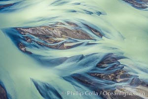 Glacier Runoff and Braided River, Southwestern Iceland