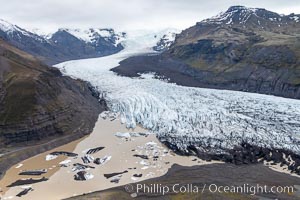 Glacier, Skaftafell / Vatnajokull National Park, Southern Iceland