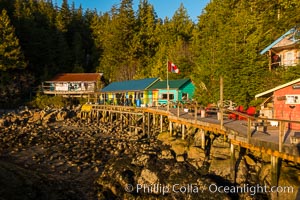 God's Pocket Resort, Hurst Island, God's Pocket Provincial Park, Vancouver Island, British Columbia, Canada