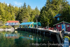 Gods Pocket Resort, on Hurst Island, part of Gods Pocket Provincial Park