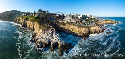 Goldfish Point and La Jolla Caves aerial photograph, La Jolla