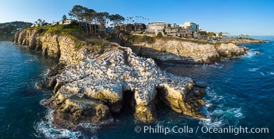 Goldfish Point and La Jolla Caves aerial photograph, La Jolla